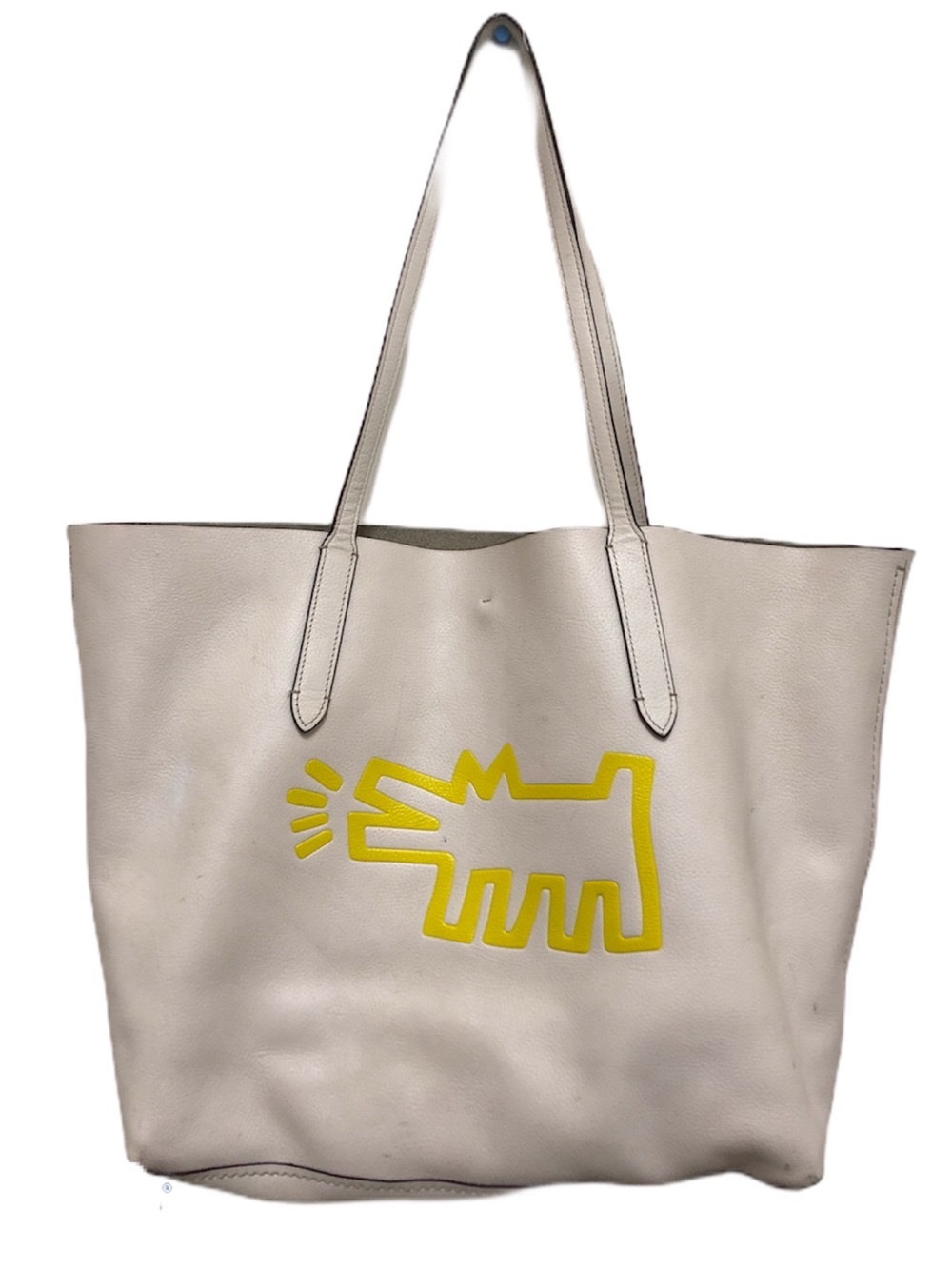 Coach x Keith Haring White Barking Dog Large Tote Bag 🐕